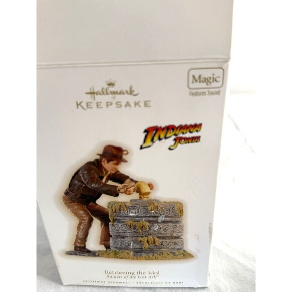 Hallmark Keepsake Indiana Jones Retrieving The Idol Ornament With Sound 2009 Mag - Picture 6 of 6